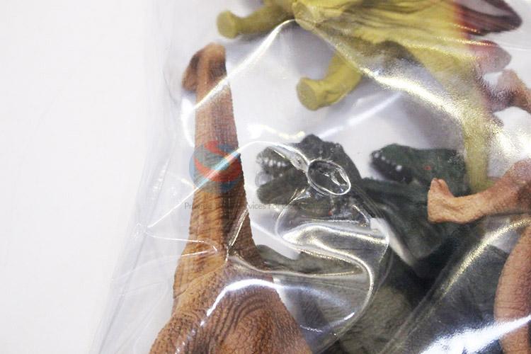 Cheap professional plastic dinosaur model toy 6pcs