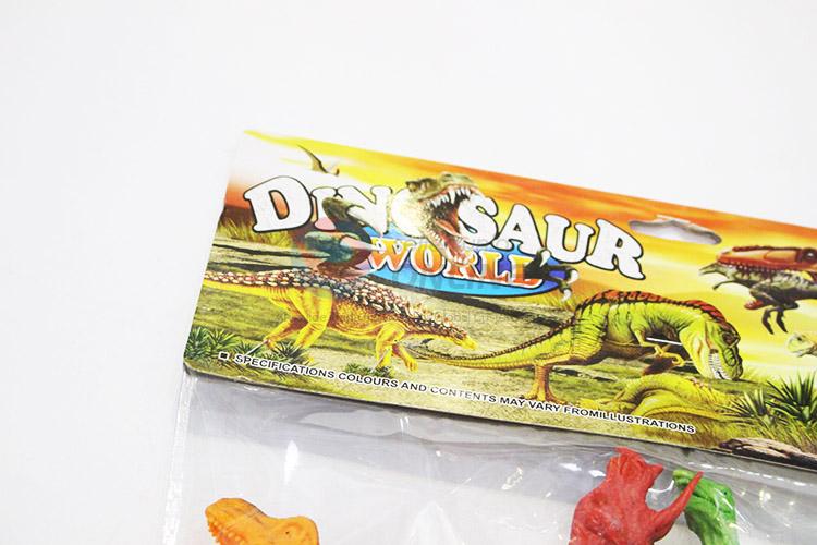 New products plastic dinosaur model toy 8pcs