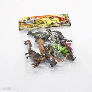 Factory promotional plastic dinosaur model toy 6pcs
