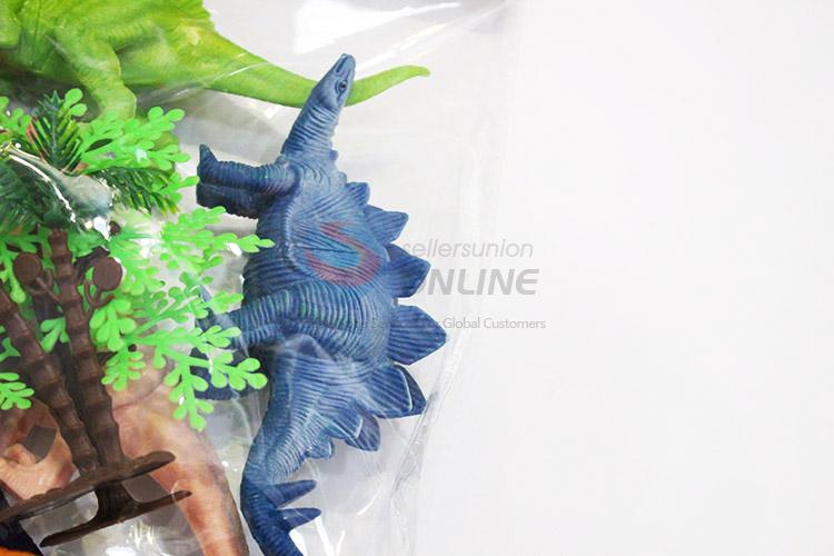 Bottom price plastic dinosaur model toy 6pcs