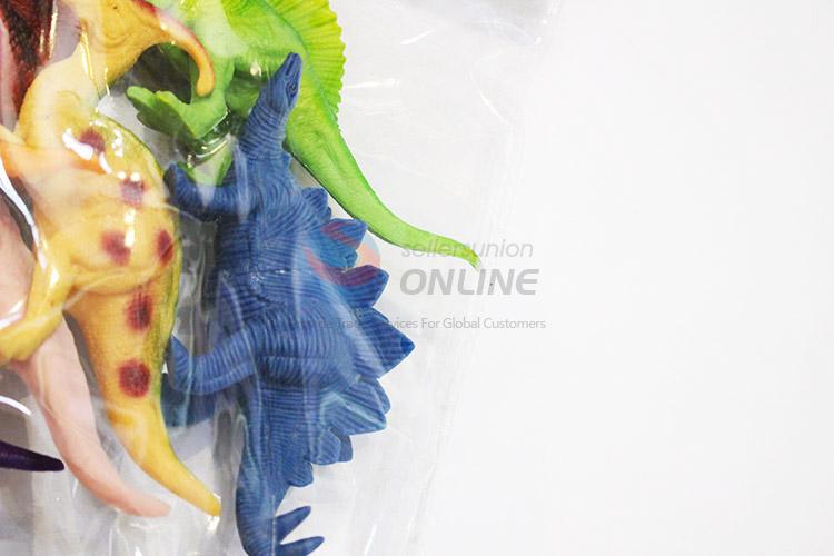 New products plastic dinosaur model toy 8pcs