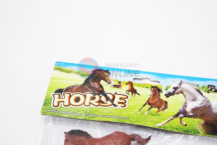 Good quality plastic horse model toy 8pcs