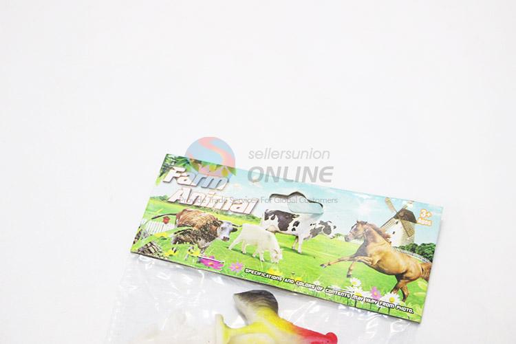 High sales plastic farm animals 12pcs