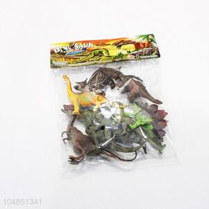 High sales plastic dinosaur model toy 8pcs