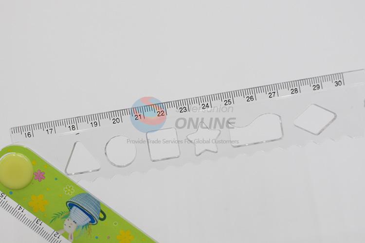 Wholesale Cheap Transparent Scale Plastic Ruler for School Students