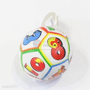 Simple Style 6 Cun Cartoon Number Pattern PU Children Football