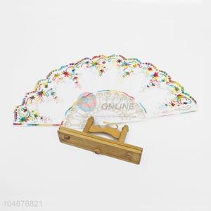 Colorful Embroidery Design Beautiful Folding Hand Fan