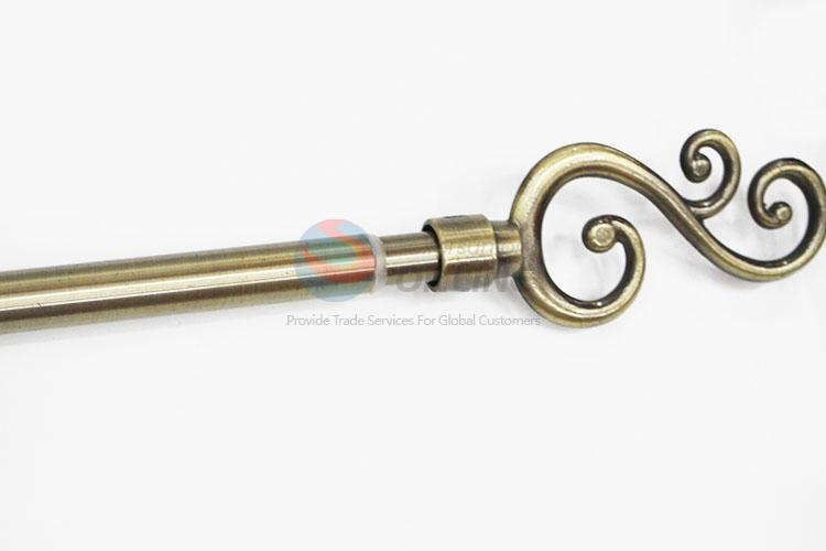 Fashion Design Electroplating Iron Retractable Curtain Rod