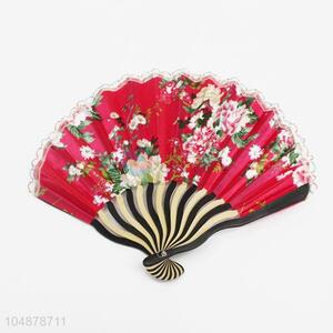 New Design Lace Flower Folding Hand Fan