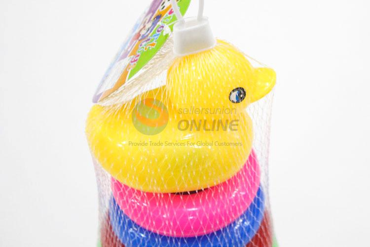 5 Layersplastic Cartoon Duck Ring Toss Game Education Toy