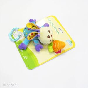 Most popular lovely rabbit plush toy with ring