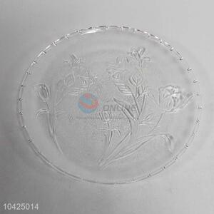 Clear Glass Plate Candy Fruit Plate