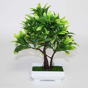 Factory wholesale artificial plant with plastic pot