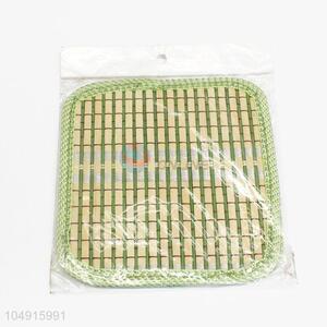New Arrival Cheap Square Shaped Bamboo Weaving Material Kitchen Placemat Table Mat