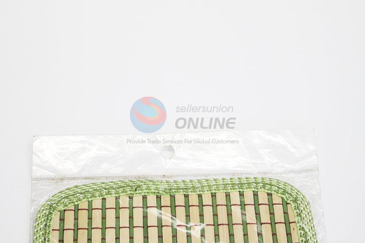 New Arrival Cheap Square Shaped Bamboo Weaving Material Kitchen Placemat Table Mat