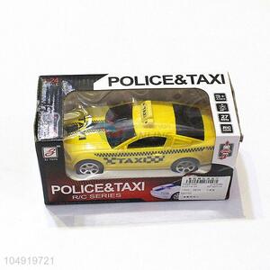 Cheap high quality 2 channels taxi toy remote control vehiles