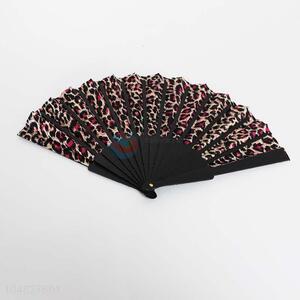 Leopard Print Made In China Hand Fan