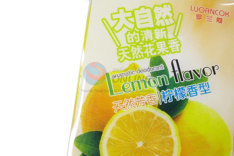 Cheap wholesale car air freshener lemon flavor