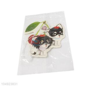 Latest design hanging car air freshener dog shape