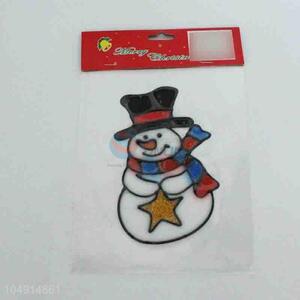 New Useful PVC Snowman Sticker Christmas Suppiles