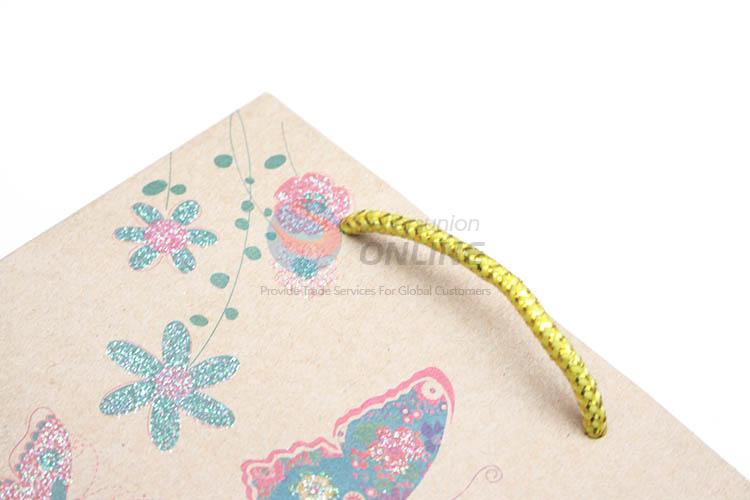 Cute Design Butterfly Printing Paper Gift Bag