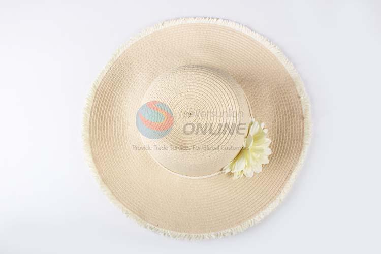 Factory supply straw hat panama summer beach hat for women