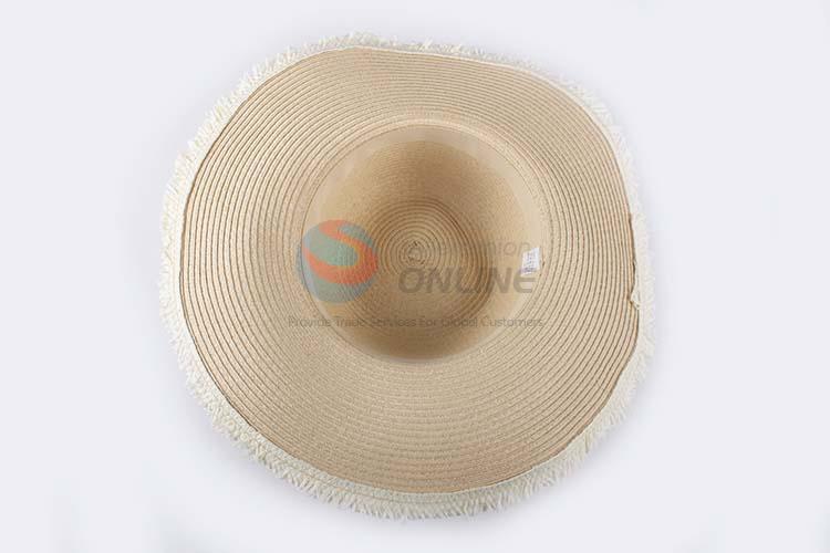 Factory supply straw hat panama summer beach hat for women