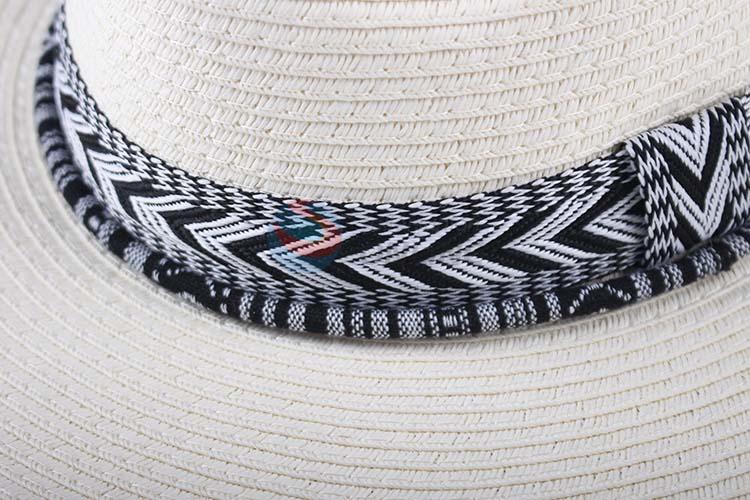 Low price straw hat panama summer beach hat for women