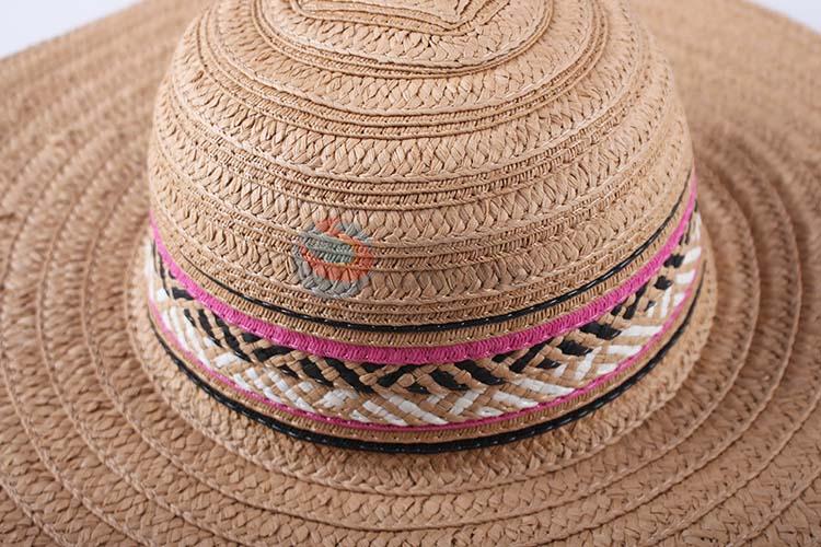 Wholesale low price women paper panama straw hat