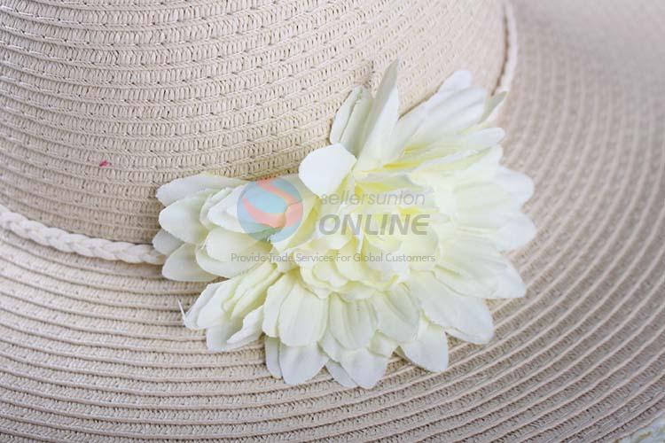 Factory supply straw hat panama summer beach hat for women