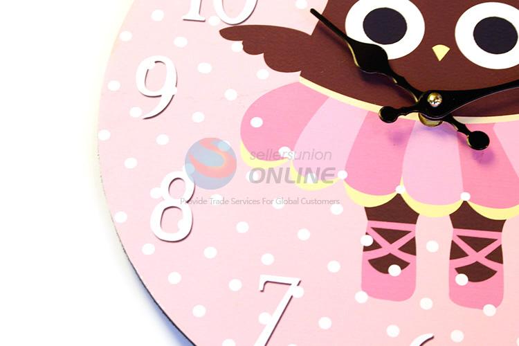 Good quality round printed wall clock for home decor