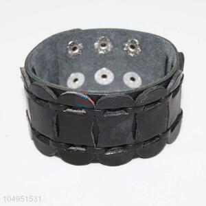 Hot Sale Black PU Bracelet With Low Price