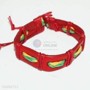 Best Sale Vintage Red PU Bracelet