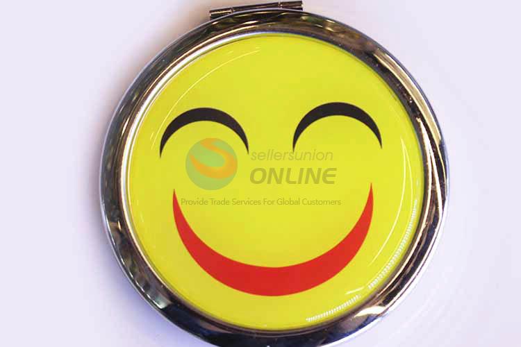 Promotional Gift Emoji Double-Side Mirror Makeup Pocket Mirror