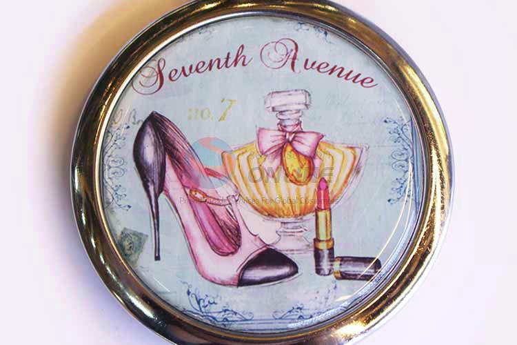 Fancy Design Double-Side Mirror Makeup Pocket Mirror