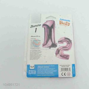 Fashion style best number 1 shape balloon