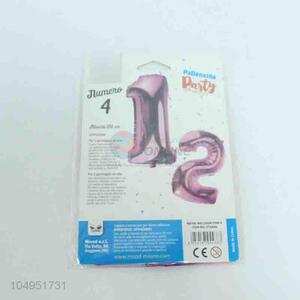 Newly style best number 4 shape balloon