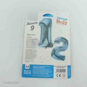 Factory price best number 9 shape balloon