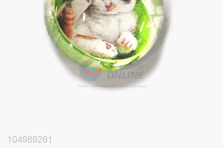 Factory sales round epoxy resin fridge/refrigerator magnet