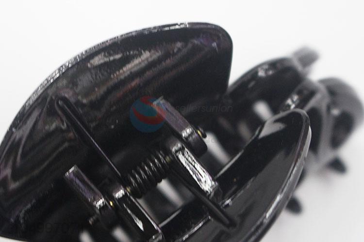 Chinese Factory Summer Jewelry Black Thick Hair Claw Plastic Large Hair Claw