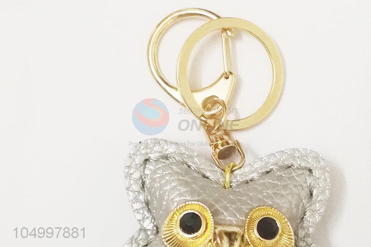 Cheap and High Quality Purse PU Owl Keychain Key Accessories Bag Accessories