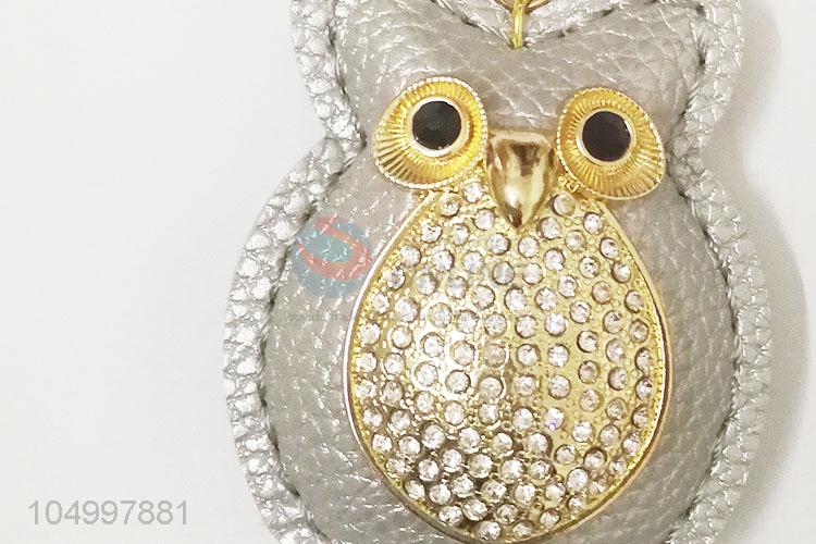 Cheap and High Quality Purse PU Owl Keychain Key Accessories Bag Accessories