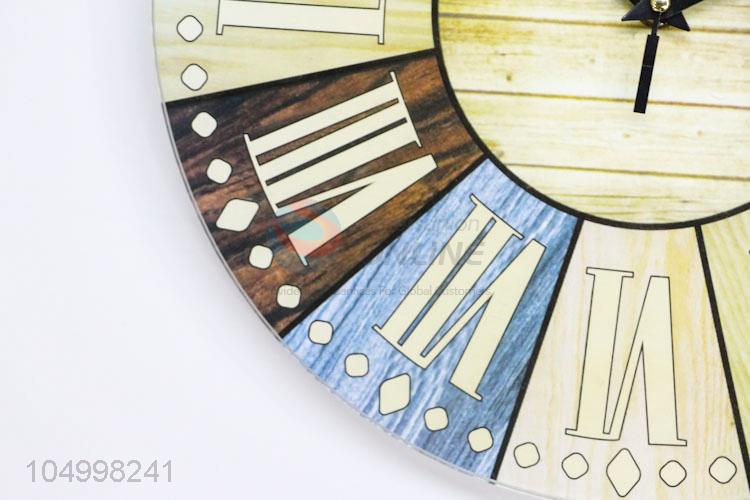 Factory Hot Sell Round Shaped Glass Wall Clock