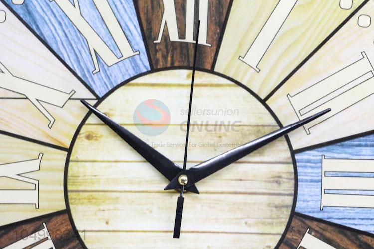 Factory Hot Sell Round Shaped Glass Wall Clock