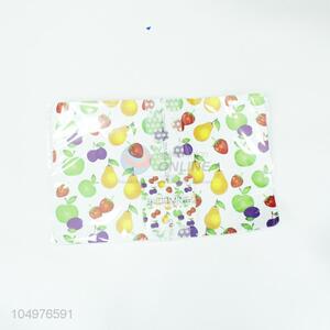 Fruit Pattern 6 Pieces Table Mat with 6Pieces Cup Mat in one Set