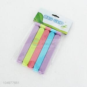 Popular 5pcs purple/blue/red/green sealing clip set