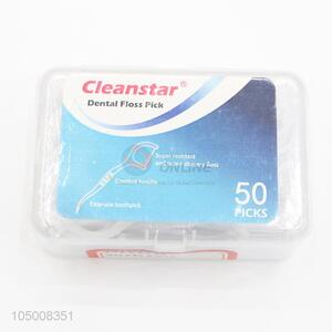 Nice Design Brush Teeth Clean Dental Floss Stick Toothpick Flosser