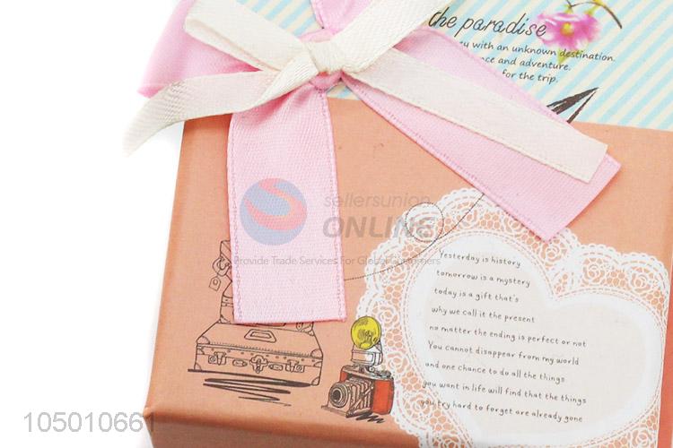 Wholesale cheap delicate gift box with bowknot