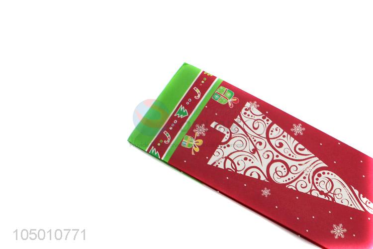 China OEM Chirstmas style wine bottle gift bag