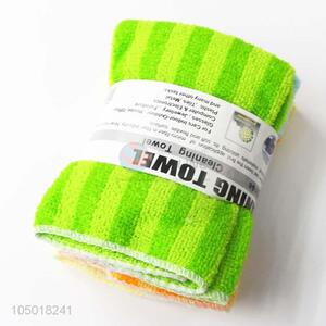 Striped Highly Efficient Scouring Pad Dish Cloth Cleaning Wipers